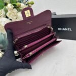 Chanel chain crossbody bag diamond and litchi cowhide purple 50098 size: 19*10*3.5㎝ - 图片 8