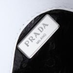 Prada hobo cleo Patent leather 611 white size:22*13cm - 图片 5