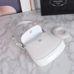 Prada hobo cleo Patent leather 611 white size:22*13cm - 图片 6