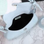 Prada hobo cleo Patent leather 611 blue size:22*13cm - 图片 8