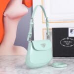 Prada hobo cleo Patent leather 611 Mint green size:22*13cm - 图片 3