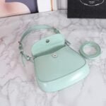 Prada hobo cleo Patent leather 611 Mint green size:22*13cm - 图片 4