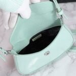 Prada hobo cleo Patent leather 611 Mint green size:22*13cm - 图片 8