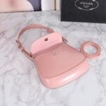 Prada hobo cleo Patent leather 611 pink size:22*13cm - 图片 4