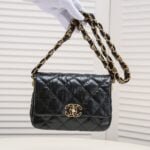 Chanel 23K cowhide strap shoulder bag 9112 size: 13.5*20.5*5cm - 图片 2