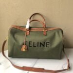 CELINE new travel bag canvas Green 8029 size: 50 * 28* 22.5cm