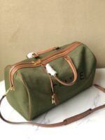 CELINE new travel bag canvas Green 8029 size: 50 * 28* 22.5cm - 图片 2