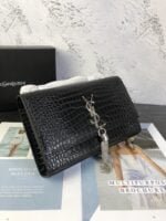 YSL SAINT LAURENT SLP with sliver hardware size24/15/6cm - 图片 6