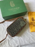 Goyard mini Camera bag brown size:23*8*14cm