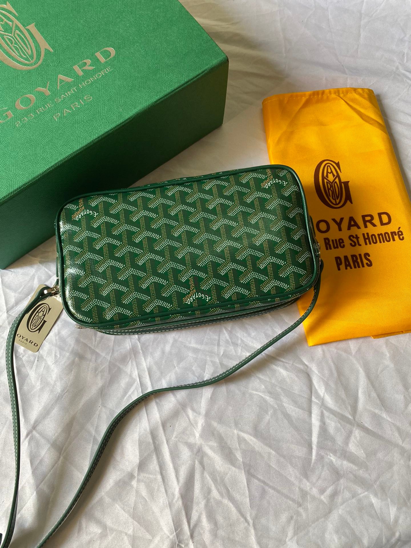 i1639359337_1460_3 Goyard mini Camera bag Green size:23*8*14cm - 图片 1