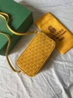 Goyard mini Camera bag yellow size:23*8*14cm