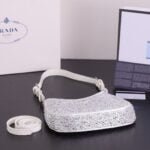 Prada Ss21 Hobo BlingBling 8801 purple size: 22*18*5cm - 图片 3