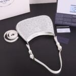 Prada Ss21 Hobo BlingBling 8801 purple size: 22*18*5cm - 图片 6