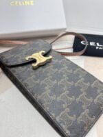 CELINE Mobile phone bag with leather strap Size: 10*2*19cm - 图片 7