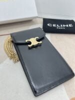 CELINE Mobile phone bag with chain strap 7550# Size:10*2*19cm - 图片 4