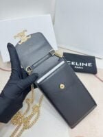 CELINE Mobile phone bag with chain strap 7550# Size:10*2*19cm - 图片 5