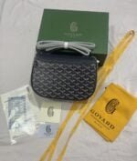 Goyard Goyardine Shell bag navy blue Size: 26*18*8cm - 图片 6