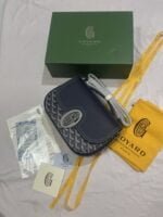 Goyard Goyardine Shell bag navy blue Size: 26*18*8cm - 图片 2