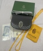 Goyard Goyardine Shell bag grey Size: 26*18*8cm