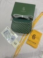 Goyard Goyardine Shell bag Green Size: 26*18*8cm - 图片 6
