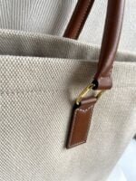 CELINE horizontal printed canvas and calfskin handbag brown 1168 Size: 44*32*16cm - 图片 4