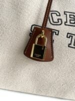 CELINE horizontal printed canvas and calfskin handbag brown 1168 Size: 44*32*16cm - 图片 8