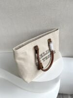 CELINE horizontal printed canvas and calfskin handbag brown 1168 Size: 44*32*16cm - 图片 2