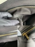 CELINE horizontal printed canvas and calfskin handbag Black Size: 44*32*16cm - 图片 9