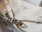 Prada Vintage Baguette underarm bag 1BD740 white - 图片 6