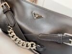 Prada Vintage Baguette underarm bag 1BD740 black - 图片 2