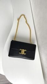 CELINE Arc de Triomphe Black with Chain 8067 size: 22 X 13.5 X 6cm - 图片 4
