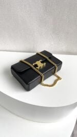 CELINE Arc de Triomphe Black with Chain 8067 size: 22 X 13.5 X 6cm - 图片 6