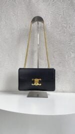 CELINE Arc de Triomphe Black with Chain 8067 size: 22 X 13.5 X 6cm - 图片 2