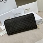 CELINE TRIOMPHE Presbyopia pattern printing Long Wallet Size:19 * 10cm - 图片 3