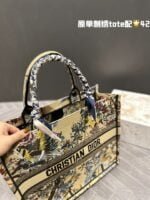 Dior embroidery tote bag size: 41cm - 图片 2