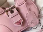 Prada leather Underarm bag pink 1BA381 size: 22.5cm - 图片 5