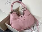 Prada leather Underarm bag pink 1BA381 size: 22.5cm - 图片 2