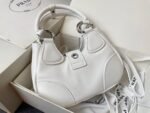 Prada leather Underarm bag white1BA381 size: 22.5cm - 图片 2