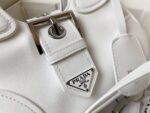 Prada leather Underarm bag white1BA381 size: 22.5cm - 图片 4