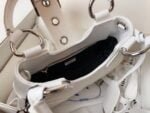 Prada leather Underarm bag white1BA381 size: 22.5cm - 图片 5