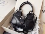 Prada leather Underarm bag black 1BA381 size: 22.5cm - 图片 6