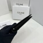 CELINE Black printing Short Wallet Size:11*10*5cm - 图片 3