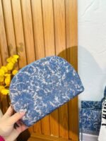 Dior book tote bag blue with small wallet size 41cm - 图片 7