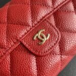 Chanel chain crossbody bag Cowhide with diamond lattice caviar Red A50076 size: 18*10.5*3.5cm - 图片 4