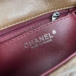 Chanel cf Square Fat 1115 sheepskin leather orange size: 18*14*7cm - 图片 3
