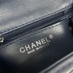 Chanel cf Square Fat 1115 sheepskin leather blue size: 18*14*7cm - 图片 3