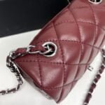 Chanel cf Square Fat 1115 sheepskin leather red size: 18*14*7cm - 图片 5