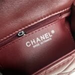 Chanel cf Square Fat 1115 sheepskin leather red size: 18*14*7cm - 图片 9