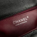Chanel cf Square Fat 1115 sheepskin leather black size: 18*14*7cm - 图片 4