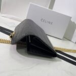 CELINE Crocodile pattern Chain bag 621663 Size:19*10.5*3.5cm - 图片 9
